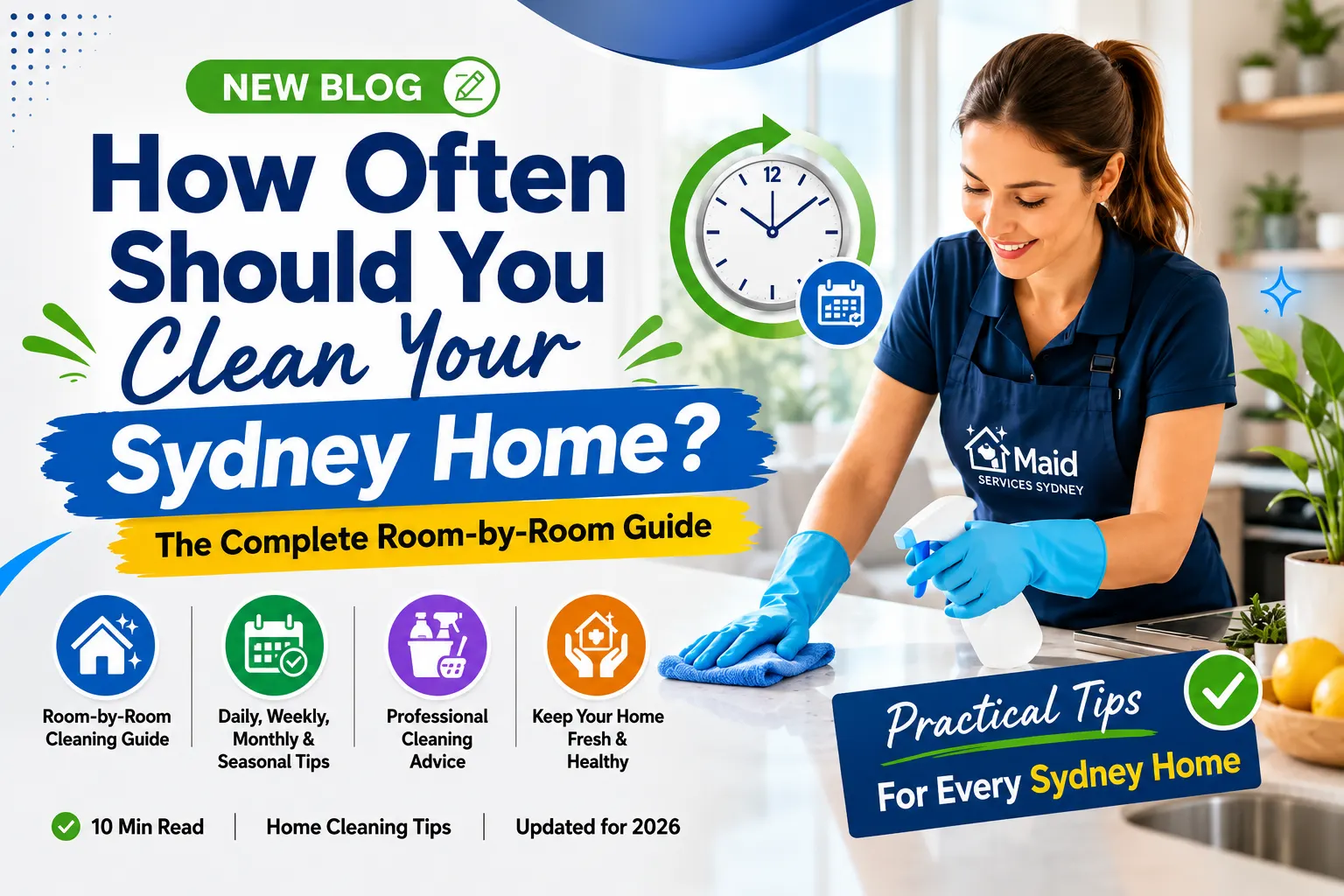How Often Should You Clean Your Sydney Home? The Complete Room-by-Room Guide